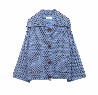 Women's Autumn Sweater Cardigan - Elegant Long Sleeve Knit Coat