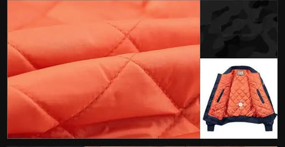 Men Thick Warm MA-1 Bomber Jacket