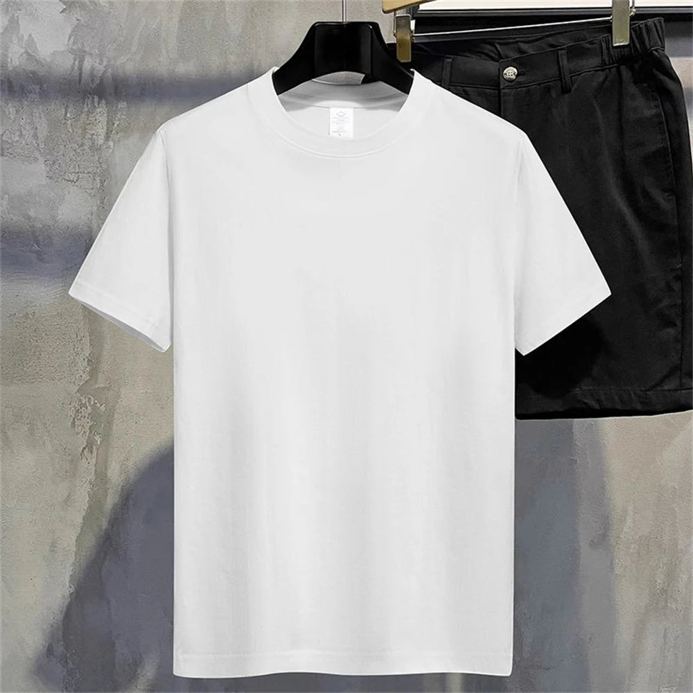 Cotton Solid Color T-Shirt - Unisex