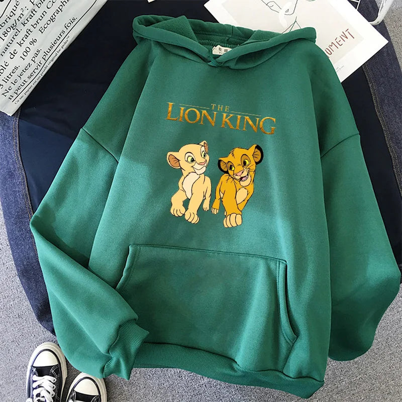 Women's Lion King Hakuna Matata Hoodie - 90s Anime Sweatshirt