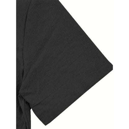 Men Cotton Linen Short Sleeve Shirt