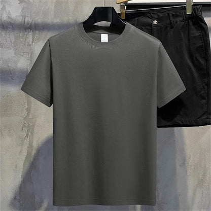 Cotton Solid Color T-Shirt - Unisex