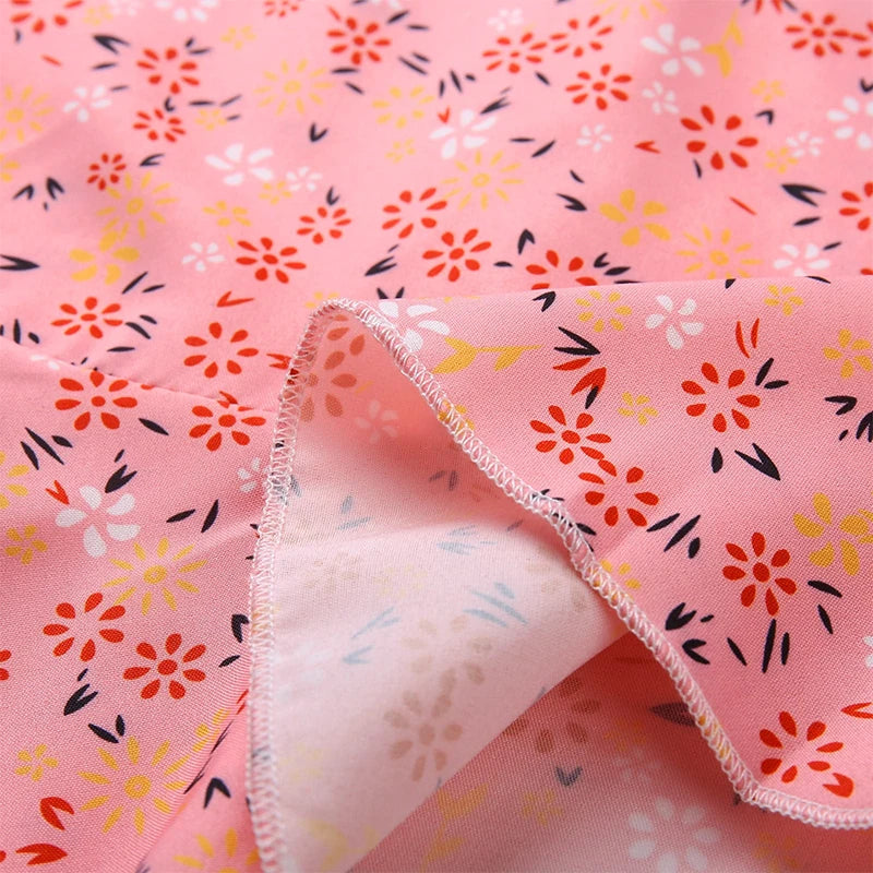 Women's Floral Print Camisole Dress - Summer Casual Mini Dress