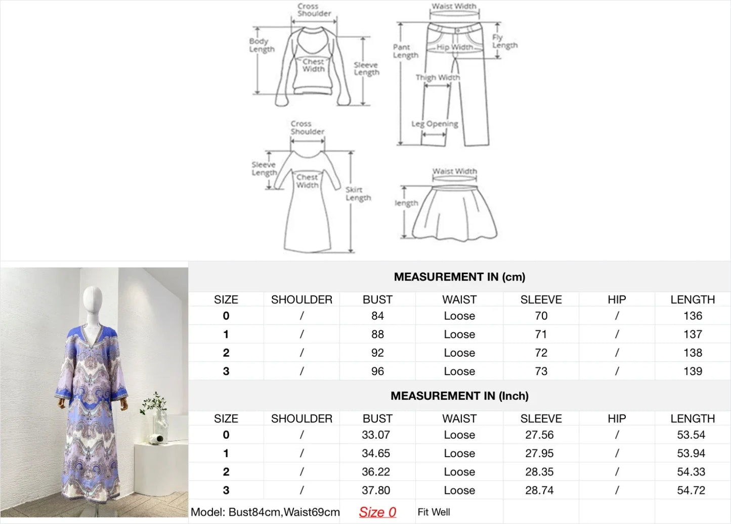 Women's Vacation Beach Style 2026 Multi Color Paisley Print Long Sleeve V-neck Mini Dress for Holiday