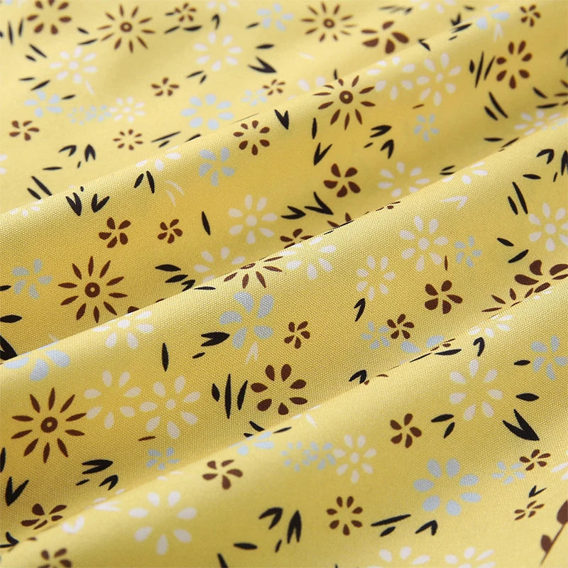 Women's Floral Print Camisole Dress - Summer Casual Mini Dress