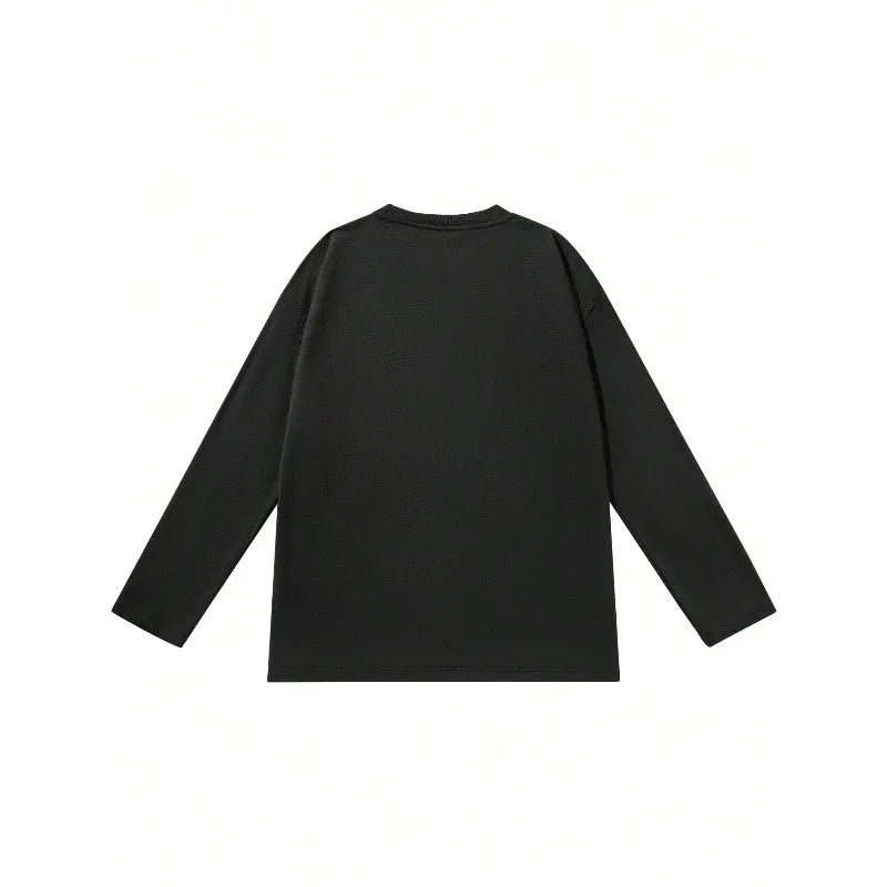 Men 100% Cotton Long Sleeve T-Shirt