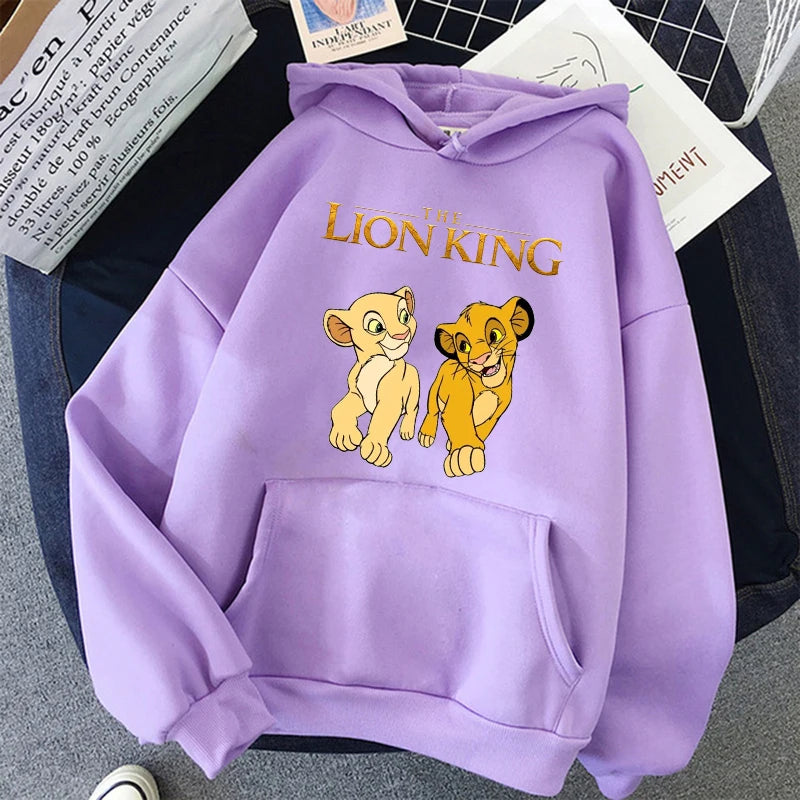 Women's Lion King Hakuna Matata Hoodie - 90s Anime Sweatshirt