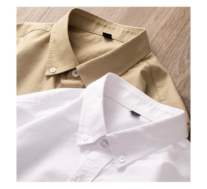 Men 100% Cotton Oxford Button Down Shirt