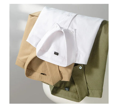 Men 100% Cotton Oxford Button Down Shirt