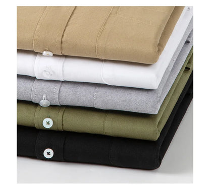 Men 100% Cotton Oxford Button Down Shirt