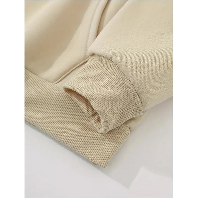 Women's Cute Black Kitty Hoodie - Kawaii Cat Print Sweatshirt