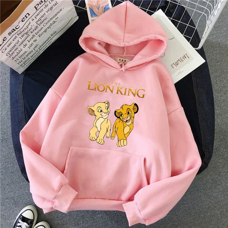 Women's Lion King Hakuna Matata Hoodie - 90s Anime Sweatshirt