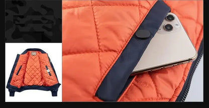 Men Thick Warm MA-1 Bomber Jacket