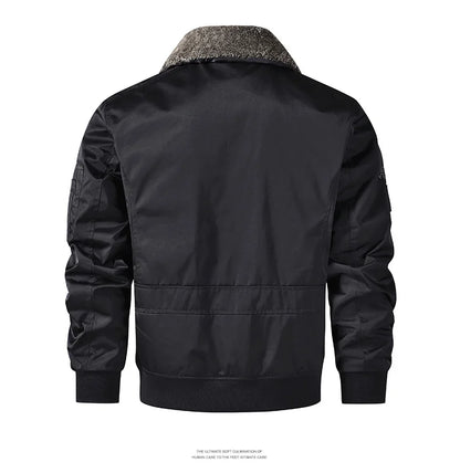 Men Thickened MA-1 Baseball Jacket