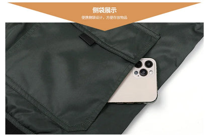 Men Thickened MA-1 Baseball Jacket