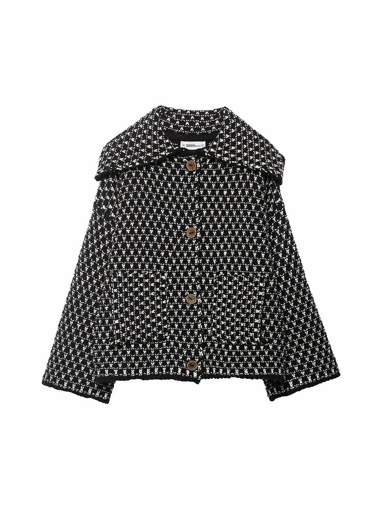 Women's Autumn Sweater Cardigan - Elegant Long Sleeve Knit Coat