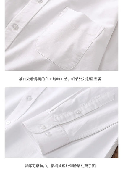 Men 100% Cotton Oxford Button Down Shirt