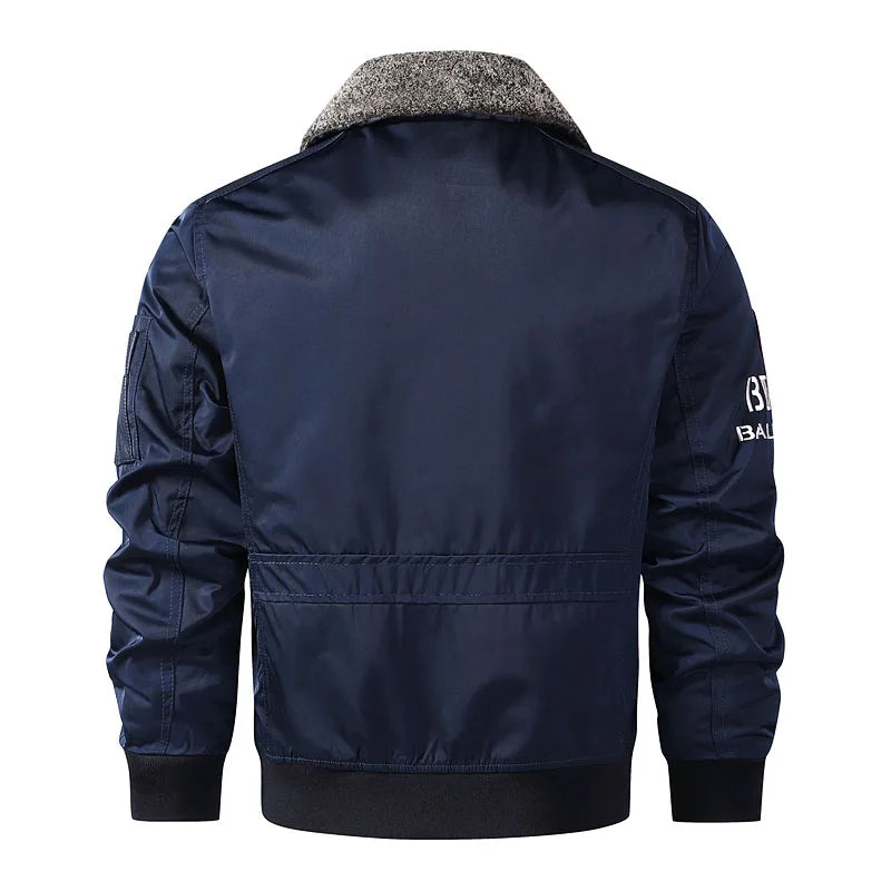Men Thickened MA-1 Baseball Jacket