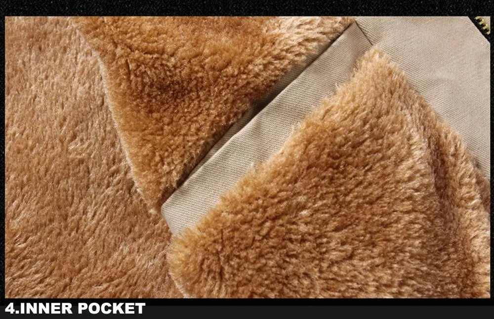 Men Fleece Lined Zip Up Baseball Jacket