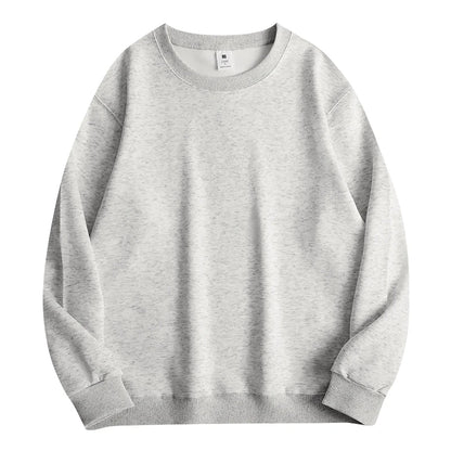 Men's Business Casual Long Sleeve T-Shirt - Solid Colour O-Neck Top